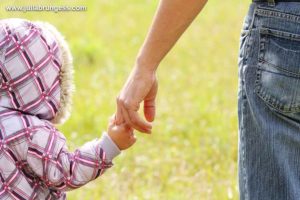  Child Walking With Divorced Parent