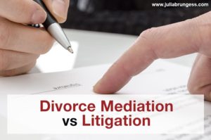 Divorce Mediation vs Litigation Title Image